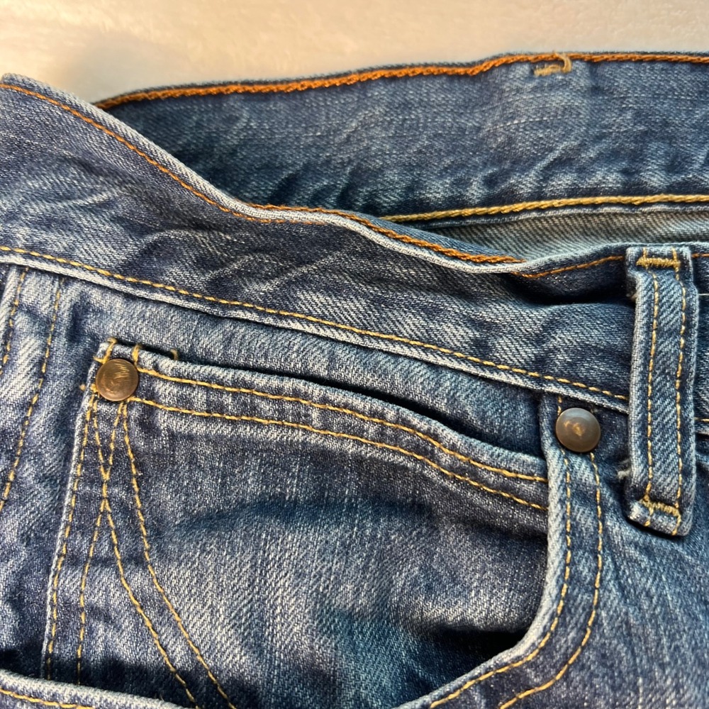 Wrangler Retro Relaxed Boot Jeans Mens 38x36 (39x36) TALL Med Wash Western FLAWS - Picture 15 of 16